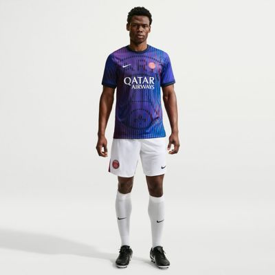 Men's Ligue 1 Nike Paris Saint-Germain 2026/27 Away Dri-FIT Pre-Match Top, Navy Blue, Medium