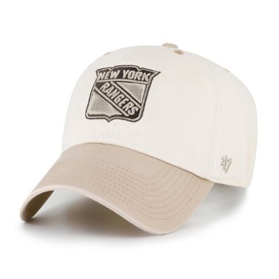 '47 Men's NHL Natural/Tan New York Rangers Neutral Terrain Clean Up Adjustable Hat