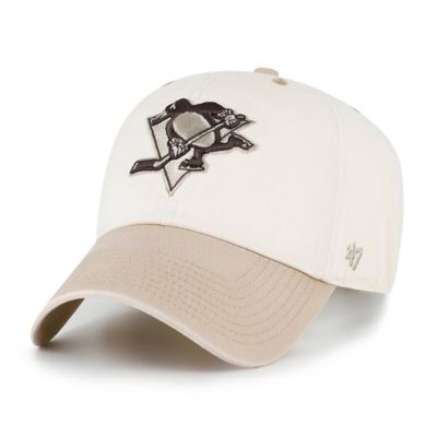 '47 Men's NHL Natural/Tan Pittsburgh Penguins Neutral Terrain Clean Up Adjustable Hat