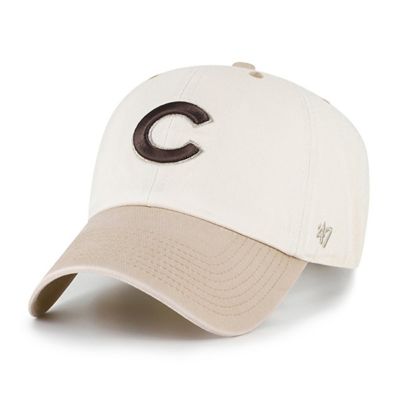 '47 Men's MLB Natural/Tan Chicago Cubs Neutral Terrain Clean Up Adjustable Hat