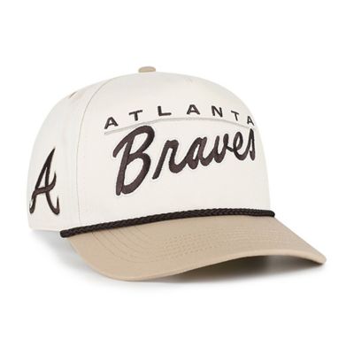 '47 Men's MLB Natural/Tan Atlanta Braves Neutral Terrain Hitch Rope Adjustable Hat