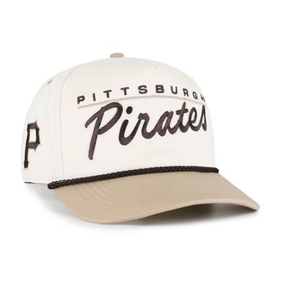 '47 Men's MLB Natural/Tan Pittsburgh Pirates Neutral Terrain Hitch Rope Adjustable Hat