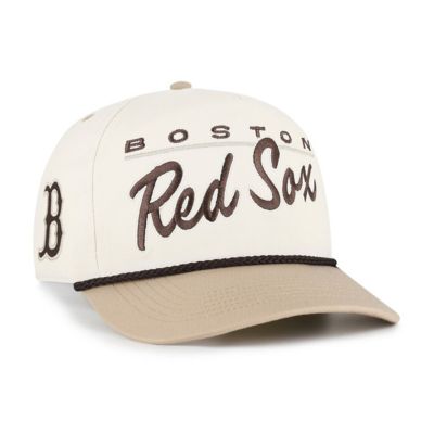 '47 Men's Boston Red Sox MLB Natural/Tan Boston Sox Neutral Terrain Hitch Rope Adjustable Hat