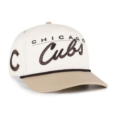 '47 Men's MLB Natural/Tan Chicago Cubs Neutral Terrain Hitch Rope Adjustable Hat