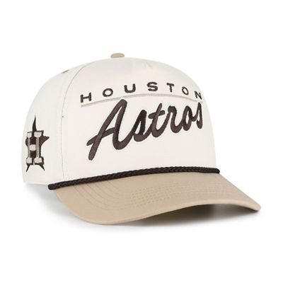 '47 Men's MLB Natural/Tan Houston Astros Neutral Terrain Hitch Rope Adjustable Hat