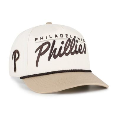 '47 Men's MLB Natural/Tan Philadelphia Phillies Neutral Terrain Hitch Rope Adjustable Hat