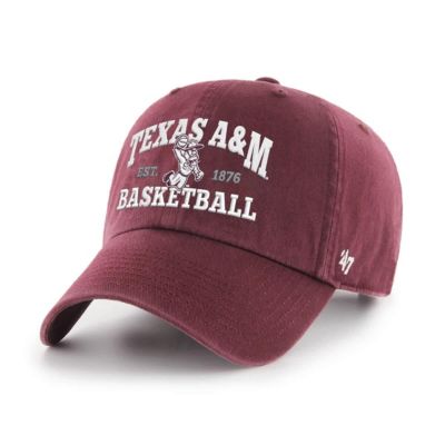 '47 Men's NCAA Texas A&M Aggies Ol' Sarge Basketball Clean Up Adjustable Hat