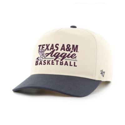 '47 Men's NCAA Natural/Charcoal Texas A&M Aggies Ol' Sarge Basketball Hitch Adjustable Hat