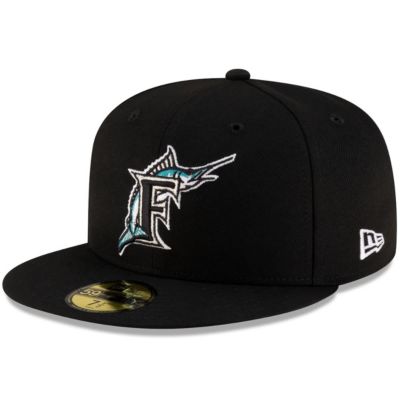 New Era Men's Miami Marlins MLB Florida Marlins On-Field Authentic Collection 59FIFTY Fitted Hat