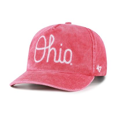 '47 Men's NCAA Ohio State Buckeyes Reclaim Snow Wash Corduroy Hitch Adjustable Hat