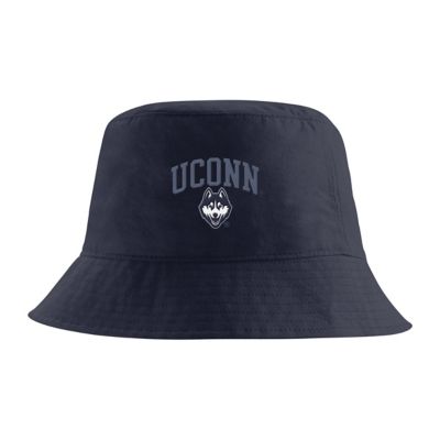 Men's Connecticut Huskies NCAA Nike UConn Huskies Apex Striped Bucket Hat, Navy Blue, Large
