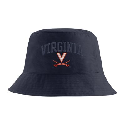 Men's NCAA Nike Virginia Cavaliers Apex Striped Bucket Hat, Navy Blue, Large