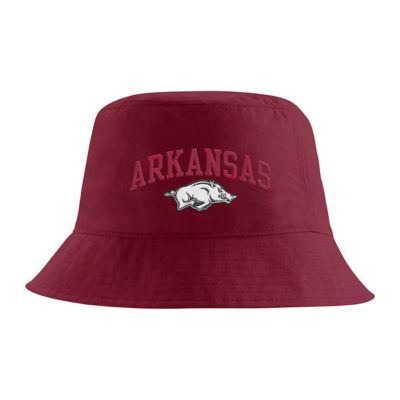 Men's NCAA Nike Arkansas Razorbacks Apex Striped Bucket Hat