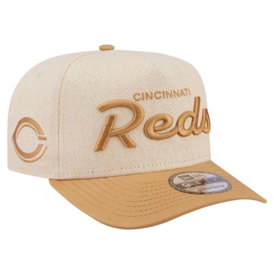 New Era Men's MLB Cincinnati Reds Herringbone 9FIFTY A-Frame Snapback Hat