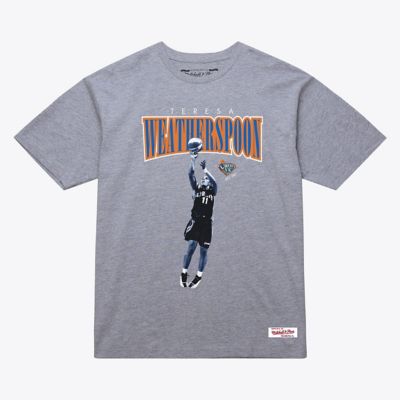 Mitchell & Ness WNBA Unisex Teresa Weatherspoon New York Liberty Player Boyfriend T-Shirt - Court Origins