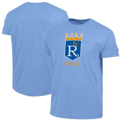 Champion Men's MLB Light Kansas City Royals Cooperstown Logo Tri-Blend T-Shirt