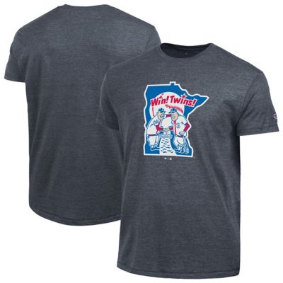 Champion Men's MLB Minnesota Twins Cooperstown Logo Tri-Blend T-Shirt