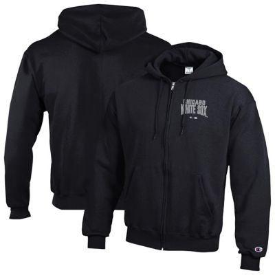 Champion Men's Chicago White Sox MLB Chicago Sox Eco Powerblend Full-Zip Hoodie