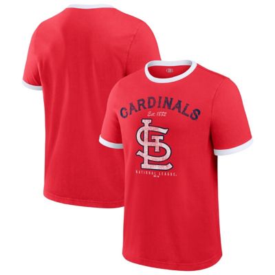 Darius Rucker Collection by Fanatics Men's MLB St. Louis Cardinals Washed Ringer T-Shirt