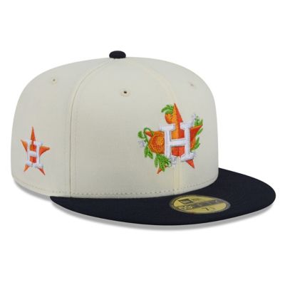 New Era Men's MLB White/Navy Houston Astros Blossom 59FIFTY Fitted Hat