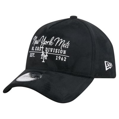 New Era MLB Unisex New York Mets Script Text 9FORTY A-Frame Adjustable Hat
