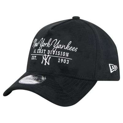 New Era MLB Unisex New York Yankees Script Text 9FORTY A-Frame Adjustable Hat