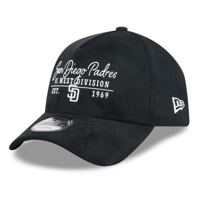 New Era MLB Unisex San Diego Padres Script Text 9FORTY A-Frame Adjustable Hat