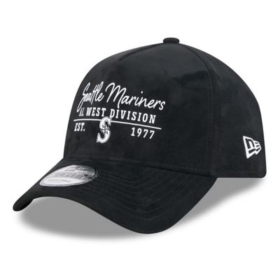 New Era MLB Unisex Seattle Mariners Script Text 9FORTY A-Frame Adjustable Hat