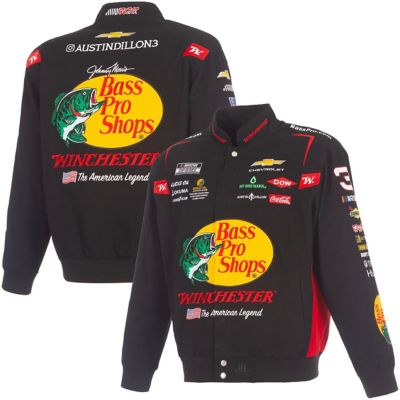 JH Design Men's NASCAR Austin Dillon 2026 Bass Pro Shops Full-Snap Twill Racing Jacket