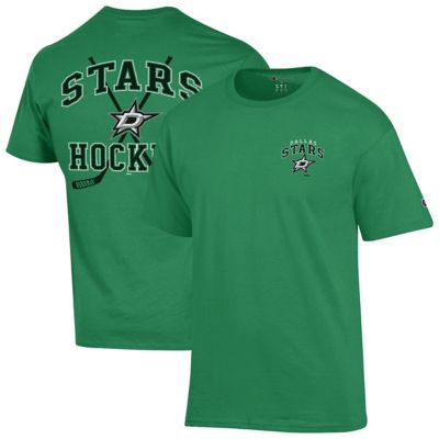 Champion Men's NHL Kelly Dallas Stars Stick With It Jersey T-Shirt, Green, XL