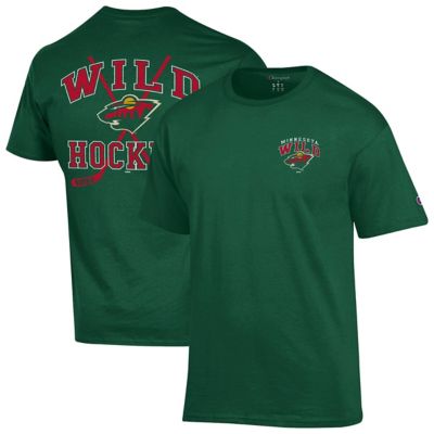 Champion Men's NHL Minnesota Wild Stick With It Jersey T-Shirt