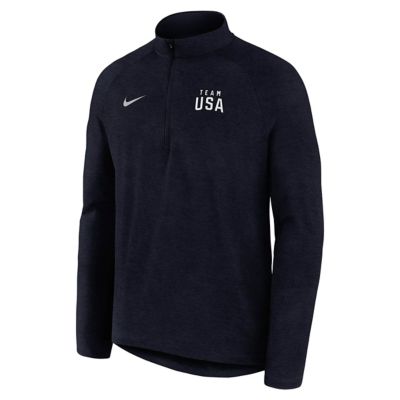 Men's Olympics Nike Team USA Stride Raglan Dri-FIT Half-Zip Pullover