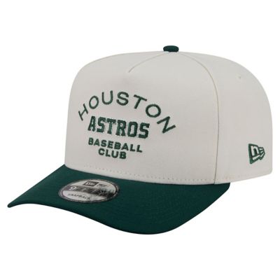 New Era Men's MLB Cream/Dark Houston Astros Chrome A-Frame 9FIFTY Snapback Hat