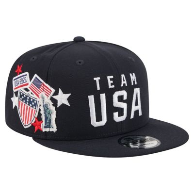 New Era Olympics Unisex Team USA Country Patch 9FIFTY Snapback Hat