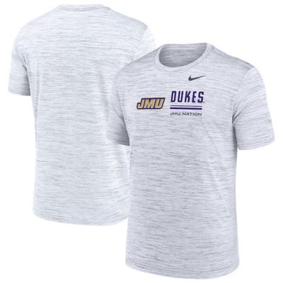 Men's NCAA Nike James Madison Dukes Velocity Legend T-Shirt, White, XL