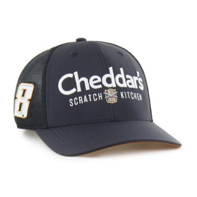 '47 Men's NASCAR Kyle Busch Sure Shot brrr° Trucker Adjustable Hat, Navy Blue