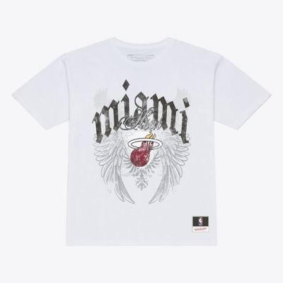 Mitchell & Ness Men's NBA Miami Heat Old English Classic T-Shirt