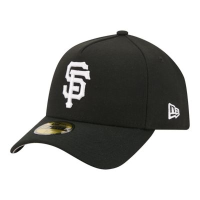 New Era Men's MLB San Francisco Giants A-Frame 59FORTY Fitted Hat, Black, 7 5/8