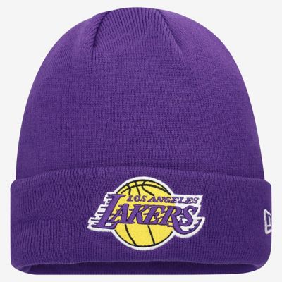 New Era Men's NBA Los Angeles Lakers Cuffed Knit Hat, Purple