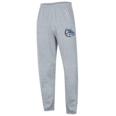 Champion Men's Gonzaga University Bulldogs NCAA Heather Gonzaga Bulldogs Powerblend Fleece Team Sweatpants