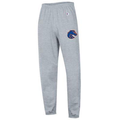 Champion Men's NCAA Heather Boise State Broncos Powerblend Fleece Team Sweatpants, Gray, XL