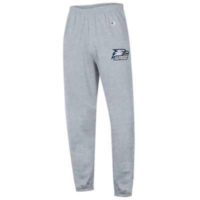 Champion Men's NCAA Heather Georgia Southern Eagles Powerblend Fleece Team Sweatpants, Gray, Large