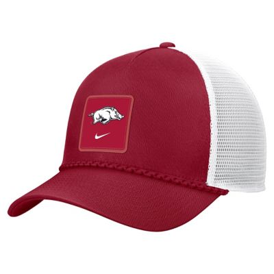 Men's NCAA Nike Arkansas Razorbacks 2026 On-Field Rope Adjustable Trucker Hat