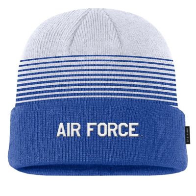 Men's NCAA Nike Royal/White Air Force Falcons 2026 On-Field Gradient Terra Cuffed Knit Hat