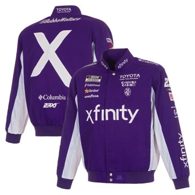 JH Design Men's NASCAR Bubba Wallace 2026 Xfinity Full-Snap Twill Racing Jacket