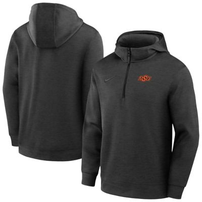 Men's NCAA Nike Oklahoma State Cowboys Coaches Dri-FIT Half-Zip Hoodie