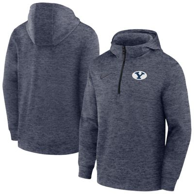 Men's NCAA Nike BYU Cougars Coaches Dri-FIT Half-Zip Hoodie