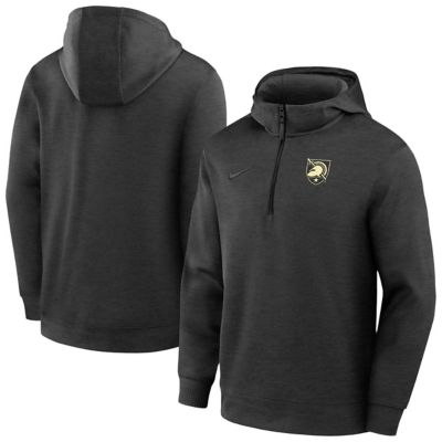 Men's Army Black Knights NCAA Nike Army Knights Coaches Dri-FIT Half-Zip Hoodie, Large