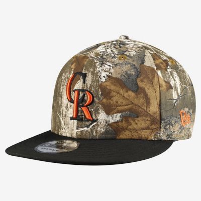 New Era Men's MLB Colorado Rockies Realtree Pop 9FIFTY Snapback Hat