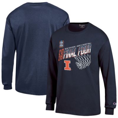 Champion NCAA Illinois Fighting Illini 2026 NCAA Basketball Tournament March Madness Final Four Long Sleeve TShirt